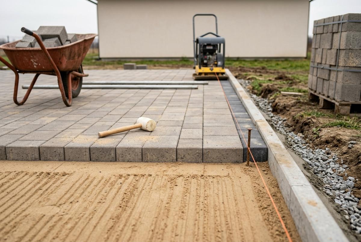 Paving — praca wykonawcy